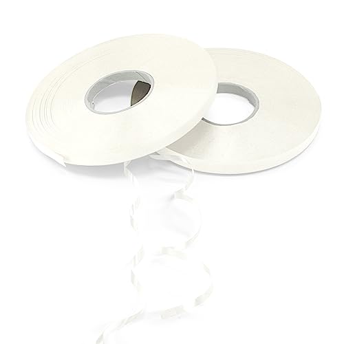 Bealif 2 Rolls White Curling Ribbon 5mm Ribbon White String 50m/roll for Gift Wrapping Flower Crafts Birthday Festival Wedding Christmas Decorations