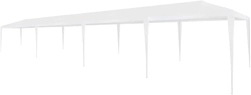 Tienda de campaña con toldo de 10 x 39 x 8 pies, toldo para exteriores, toldo fácil de montar, carpas para fiestas al aire libre, tienda de campaña