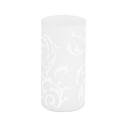 EGLO Tischlampe Geo, Tischleuchte, Nachttischlampe aus opal-mattem Glas mit...