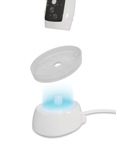 Qikfresh Custodia in silicone per base compatibile con Oral-B tipo 3757 - Copertura igienica compatibile con la ricarica per spazzolini elettrici - Trasparente satinato