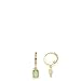 Produktbild JEWELS BY LEONARDO Ohrhänger Ciao Sofia 1 Paar  Ohr-Ringe aus goldfarbenem Edelstahl  beweglicher mintgrüner Glaskirstall  Schmuck Geschenk für Frauen  021653