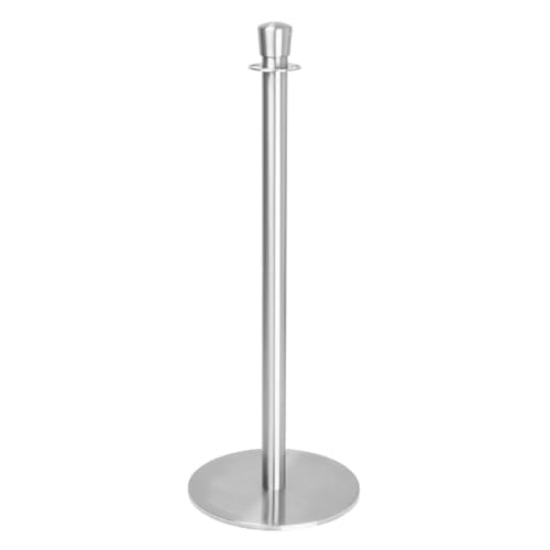 Lot de 2 poteaux de barrière Bolero GP639 en acier inoxydable brossé