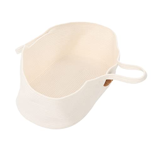 Caddy de Fraldas de Corda de Algodão Grande, Bolsa Portátil para Troca de Mesa e Carro, Ecológico, 1