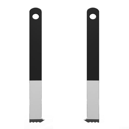 2 estrattori per pavimentazione e mattoni, con raschiatore a micro-denti per giardino, paesaggistica, rimozione di pavimentazioni