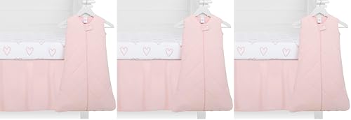 Image of Evolur I Hear You 3 Piece Crib Bedding Set, Machine Washable, Soft and Breathable Toddler Bedding Set, Includes Fitted Sheet, Wearable Blanket and Crib Skirt (Pack of 3)