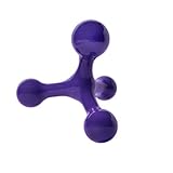 OSUM 4-KNOB Manual Whole_Body MASSAGE TOOL Handheld Massager, Multicolour