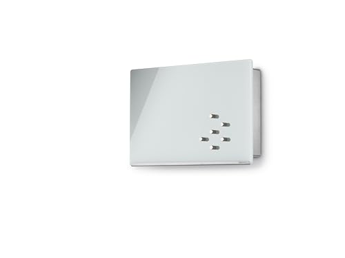 Blomus - VELIO - Szafka na klucze/tablica magnetyczna z białego szkła - 65363