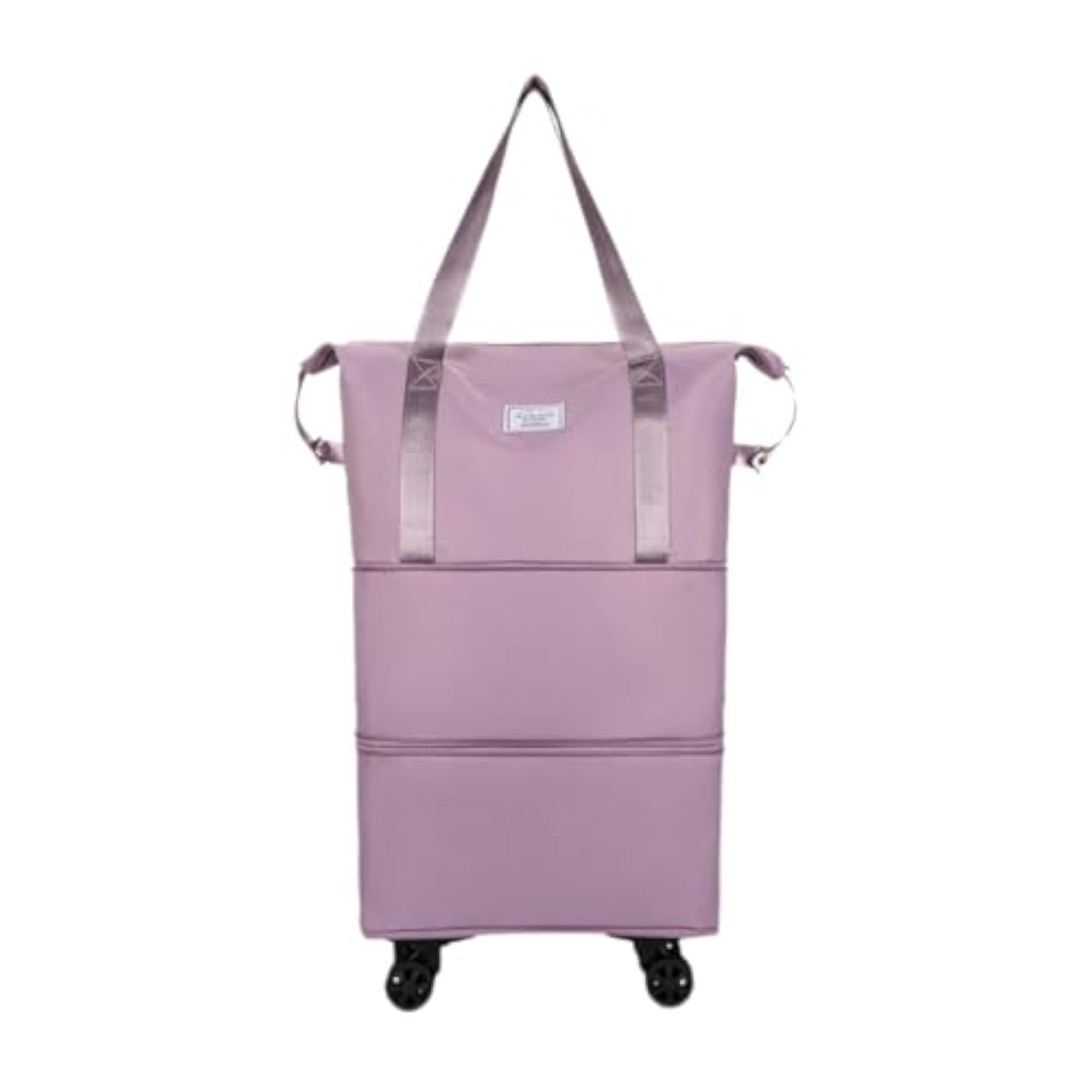 Foldable Travel Duffel Bag with Wheels, Expandable Design