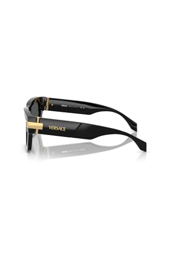 Image of Versace Man Sunglasses Black Frame, Dark Grey Lenses, 55MM
