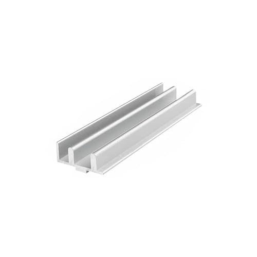 Carril de aluminio 4040 extruido para guiado de precisión en puertas correderas de 150mm