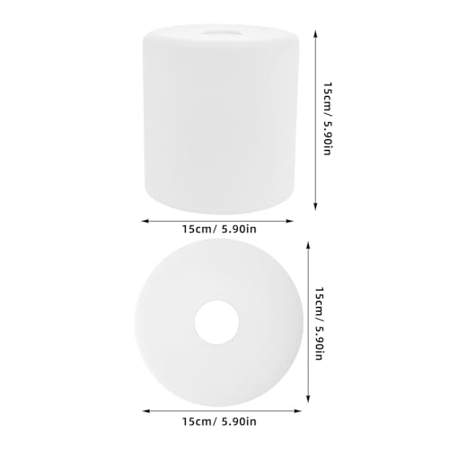 Pantalla cilíndrica blanca E27 resistente a impactos para iluminar el hogar 2