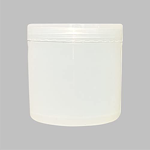 Image of Zenvista Empty Cosmetic Containers, Acrylic Jars, Small Containers For Cosmetics, Lip Balm Containers, Pearl White Jar With Transparent Cap-100gm (Pack of5)