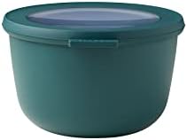 Mepal  Multi Bowl Cirqula Rectangular  Food Storage Container with Lid - Suitable as Airtight Storage Box for the Fridge & Freezer, Microwave Container & Servable Dish  750 ml  Nordic Green