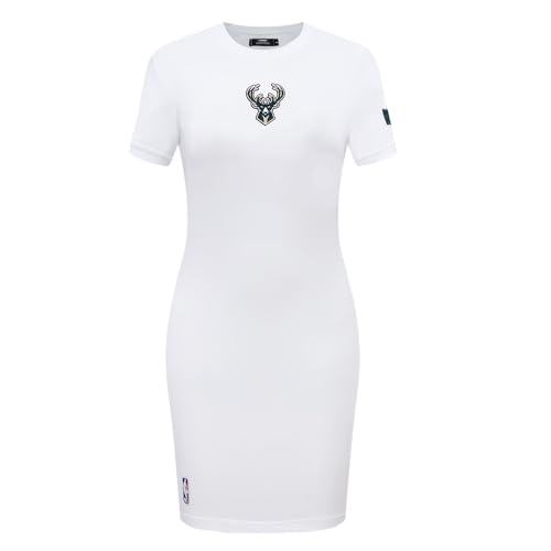 Image of Pro Standard Womens NBA Classic Chenille Cotton Single Jersey Body Con Dress