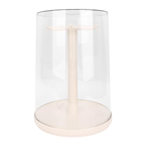 BRRNOO Vitrina Transparente Giratoria para...