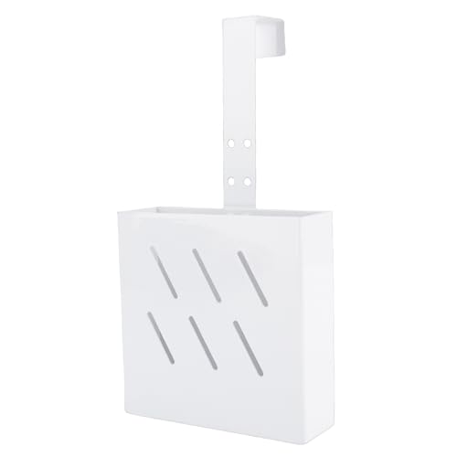 Fockety Soporte para Tableta de Limpieza de Tanque de Inodoro, Soporte Colgante de Acero Inoxidable 304 para Caja de Limpieza de Inodoro, con Gancho Ajustable