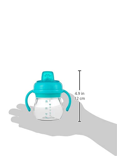 OXO Tot Transitions Soft Spout Training Cup Set, Teal, 6 Ounce