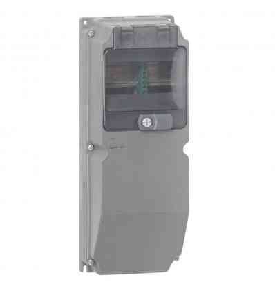 Coffreta composer Hypra - pour 2 socles prises 16-32 A - non percé avec rail Legrand