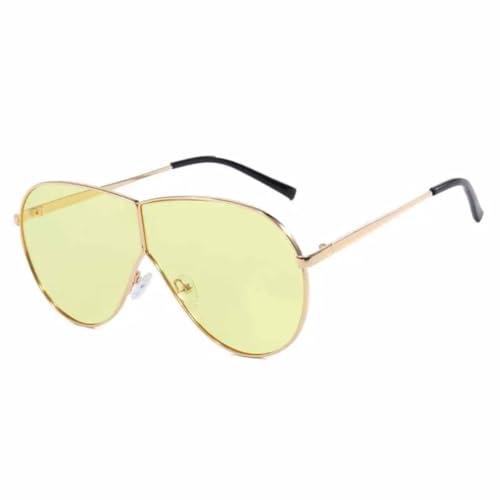 Lunettes de soleil de luxe pour femme monture en métal design tendance protection solaire UV400