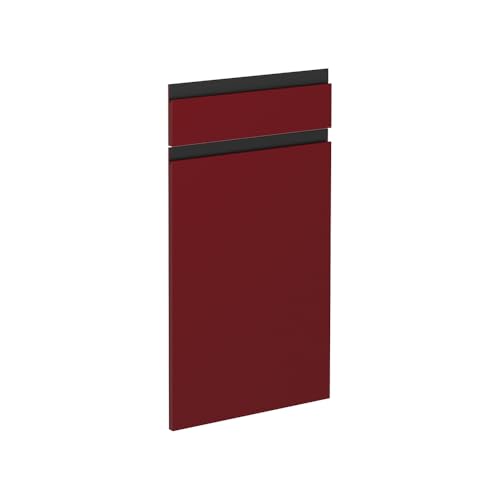 Vicco Façade de Cuisine R-Line, Rouge, 39.6x70.8cm façade de Meuble pour Meuble Bas à tiroirs, adapté aux armoires de Cuisine R-Line pour Une Installation...