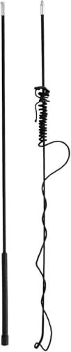 Luynro Horse Lunge Whip Training Stick and Whip 5.9 Feet Long Whip+6.3 Feet Drop for Dogs Horses(Can Detachable into Two Sections) (Black) - Thumbnail 7