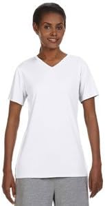 Sport Cool DRI Women's Performance Long Sleeve V Neck T Shirt - View #7