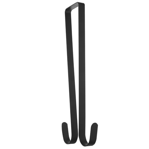 WOONEKY Double-Sided Wreath Hanger for Easy Holiday Decorations Sturdy Door Hook for Christmas Garlands and Wreaths No Tools Required for Simple Installation