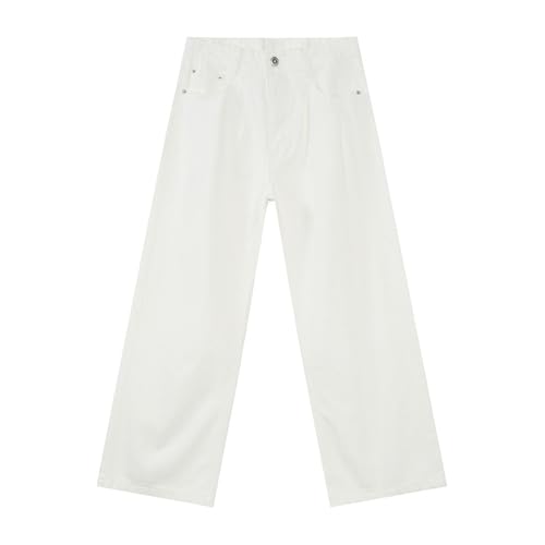 Men's Denim Jeans Korean Style Straight Leg Mid Rise Daily Casual Commuter Relaxed Weekend Pants for Men2