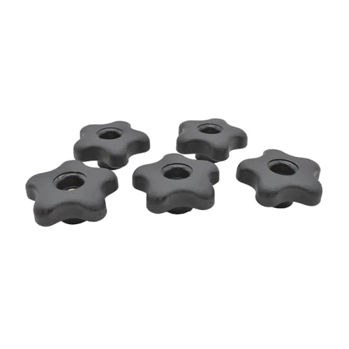 BIG HORN 19707B-5PK 5 Star Thru Knob 1/4 x 20 (5/PK)
