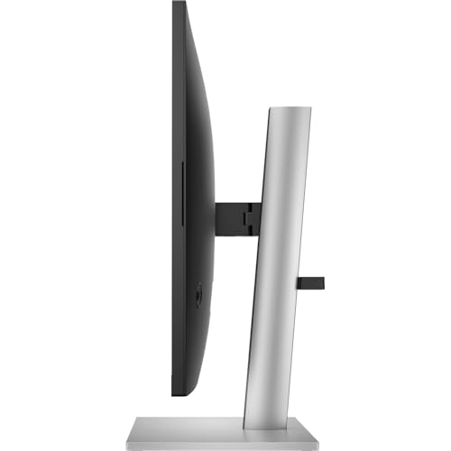 Image of HP E27k G5 27 inch 4K UHD IPS USB-C Monitor with 5ms Response Time, Anti Glare, Flicker Free, VESA Mount (100mm), Displayport, HDMI & Dockztorm USB Port Expander, Black /Silver Color (6N4C4AA#ABA)