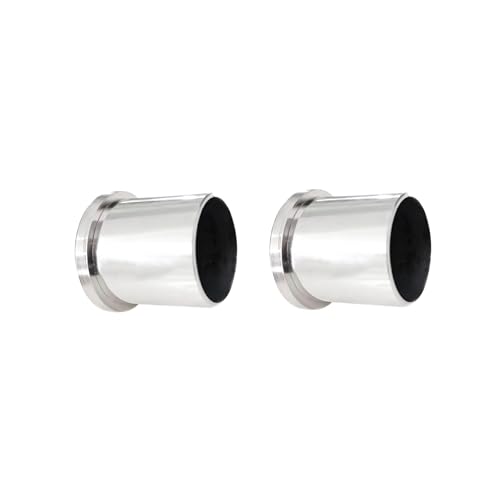 Image of 1 Inch Stainless Steel Wall to Wall Conceal Bracket Curtain Pipe Holder Parda Bracket Wardrobe Rod Bracket Rod Support Bracket Heavy Duty Rust Proof (Pack of 2)