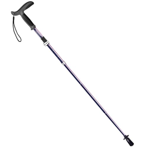 Ultralight Carbon Fiber Trekking Poles, with Knob Locking System, Foldable and Compact Walking Sticks, Trail Running Poles for Beginners