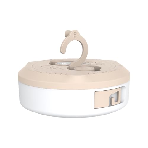 Nuyhadds Luz LED de ambiente para tienda de campaña al aire libre, recargable, impermeable, portátil, lámpara LED portátil para colgar en dormitorio, patio, decoración de Navidad, camping