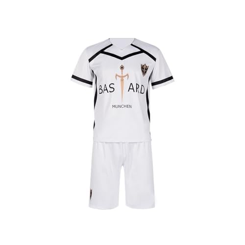 Jiumaocleu Disfraz de anime Alexis Ness con peluca, número 20, camiseta blanca n.º 8, jersey rojo, anime, cosplay, Halloween, juego de rol, fútbol, uniforme, N.º 20, L