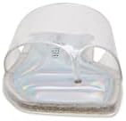 Katy Perry Women's The Geli Slide Thong Flat Sandal, Clear, 8 | Image 1