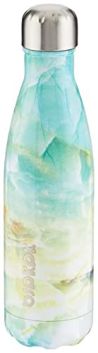 Image of BJPKPK Insulated Water Bottles 17oz Stainless Steel Sports Water Bottles Keep Cold for 24 Hours and Hot for 12 Hours,BPA Free,Marble Jade