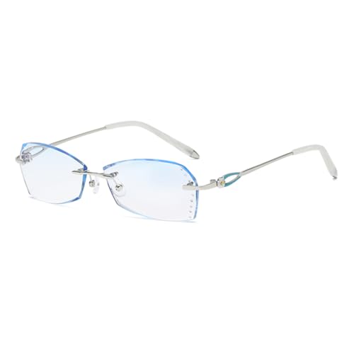Lunettes de soleil femme pour terrasse et conduite en titane sans monture