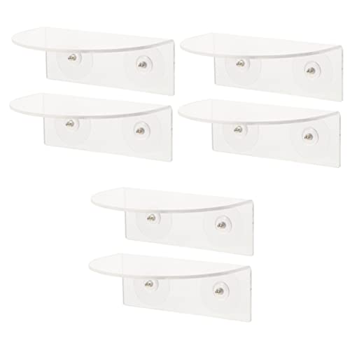 SUPVOX 3 Juegos Apoyo a Las Plantas bastidores Plantas de Interior Accesorios Aire ventosas Plant Stand pequeños Soportes para bonsais Soportes de bonsái con Ventosa Acrílico Transparent