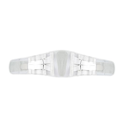 Uqezagpa Cinturón lumbar ergonómico ajustable y transpirable para la espalda para gimnasio, fitness, entrenamiento, entrenamiento diario, cinturón de cintura