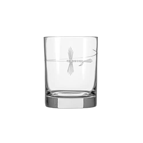 Rolf-Glass-Fly-Fishing-Double-Old-Fashioned-Glass-13-ounce-Set-of-4-Whiskey-Glass-Set-of-4-Lead-Free-Crystal-Glass-Engraved-Whiskey-Tumbler-Glasses-Made-in-the-USA