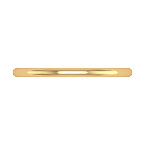 14K Gold 1.5mm Plain Wedding Band3