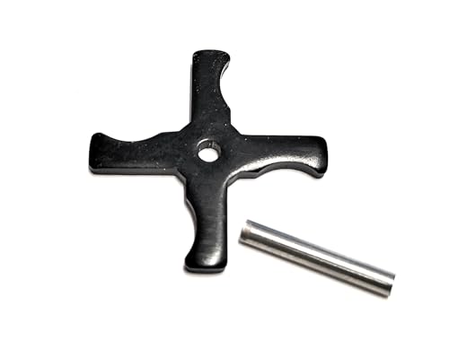 Generic Bandito G-12-14 and G-12-15 Standard Series Speargun Line Release Spur Wheel and Axle., Black
