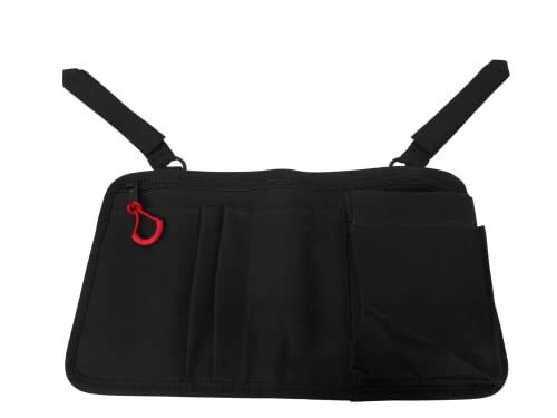 Wheelchair Side Bag by HEALUA, Wheelchair Pouch Bag with Cup Holder, Armrest Accessories for Wheelchair Rollator - Image 2