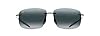 MAUI JIM lunettes, modèle Breakwall, couleur noir, verre 63 mm, branches 127 mm