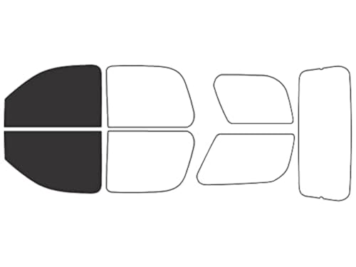 Rvinyl Window Tint Kit Compatible with Chevrolet Tahoe 2007-2014 - Front Precut Kit - 20%