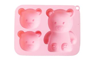 Amazon.co.jp: シリコン型 クマ 熊 くま 大小 2種類 3個 DIY