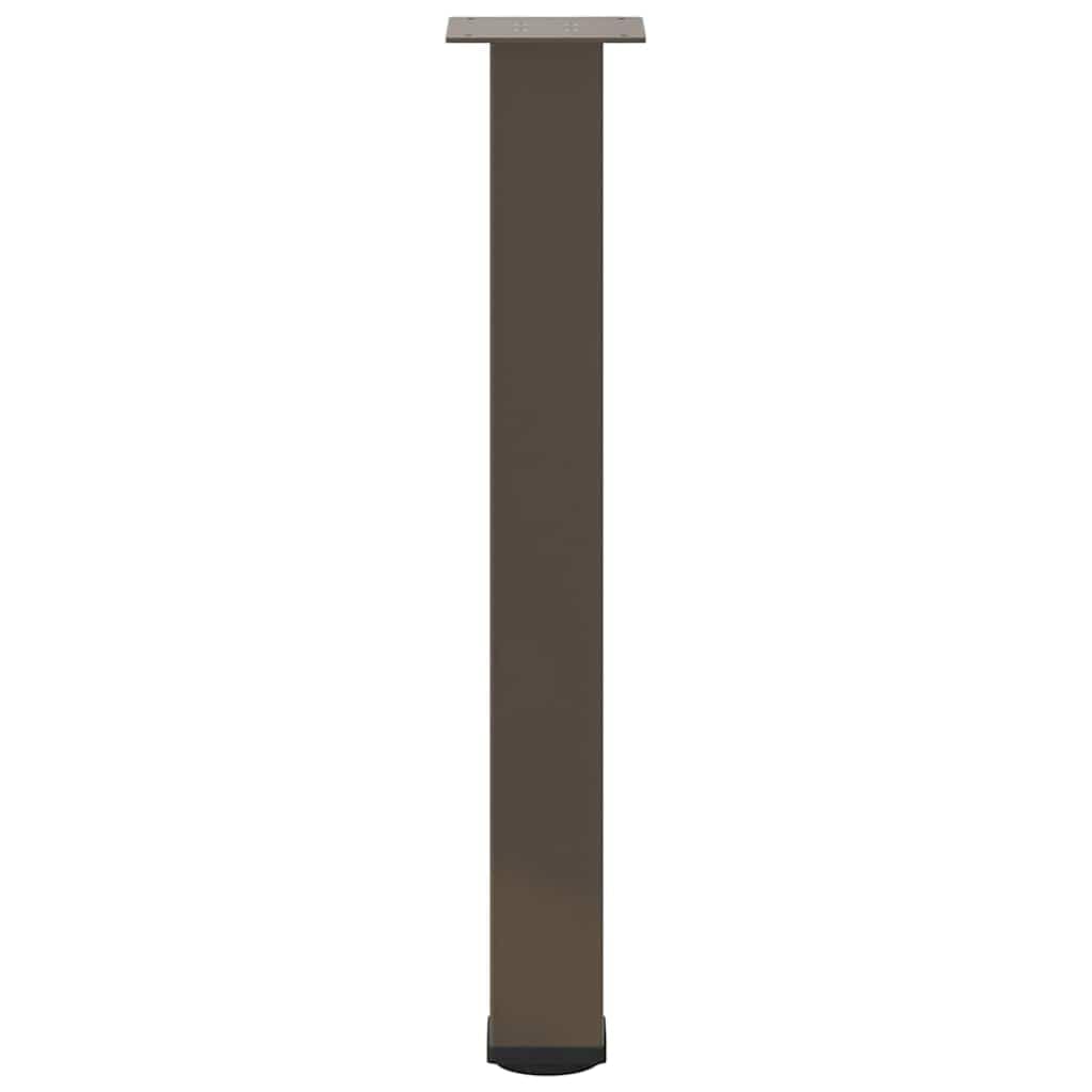 Gambe per Tavolo Consolle 4 Pezzi in Acciaio Regolabili 72-74 cm | Supporti in acciaio per scrivanie e tavoli da pranzo in soggiorno o studio, con piedini antigraffio.