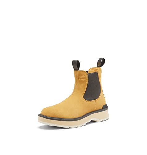 SOREL Women's Hi-Line Chelsea Boot - Geo Yellow, Jet - Size 5.5