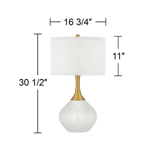 Color Plus Nickki lámpara de mesa moderna 30.5 pulg miniatura 5