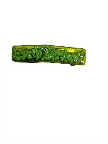Pinza para el pelo de cristal de Murano fcap8 de 3 mm para evitar caídas de moño